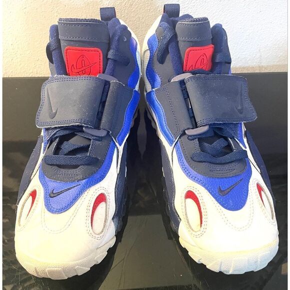 Nike Air Max Speed Turf Retro Sneakers New York Giants BV1165-100 Shoes Size 10 - Picture 2 of 11